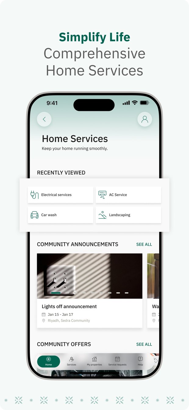 Live app today: home services